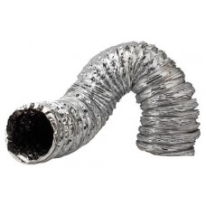 Ideal-Air Supreme Silver / Black Ducting  6 in x 25 ft